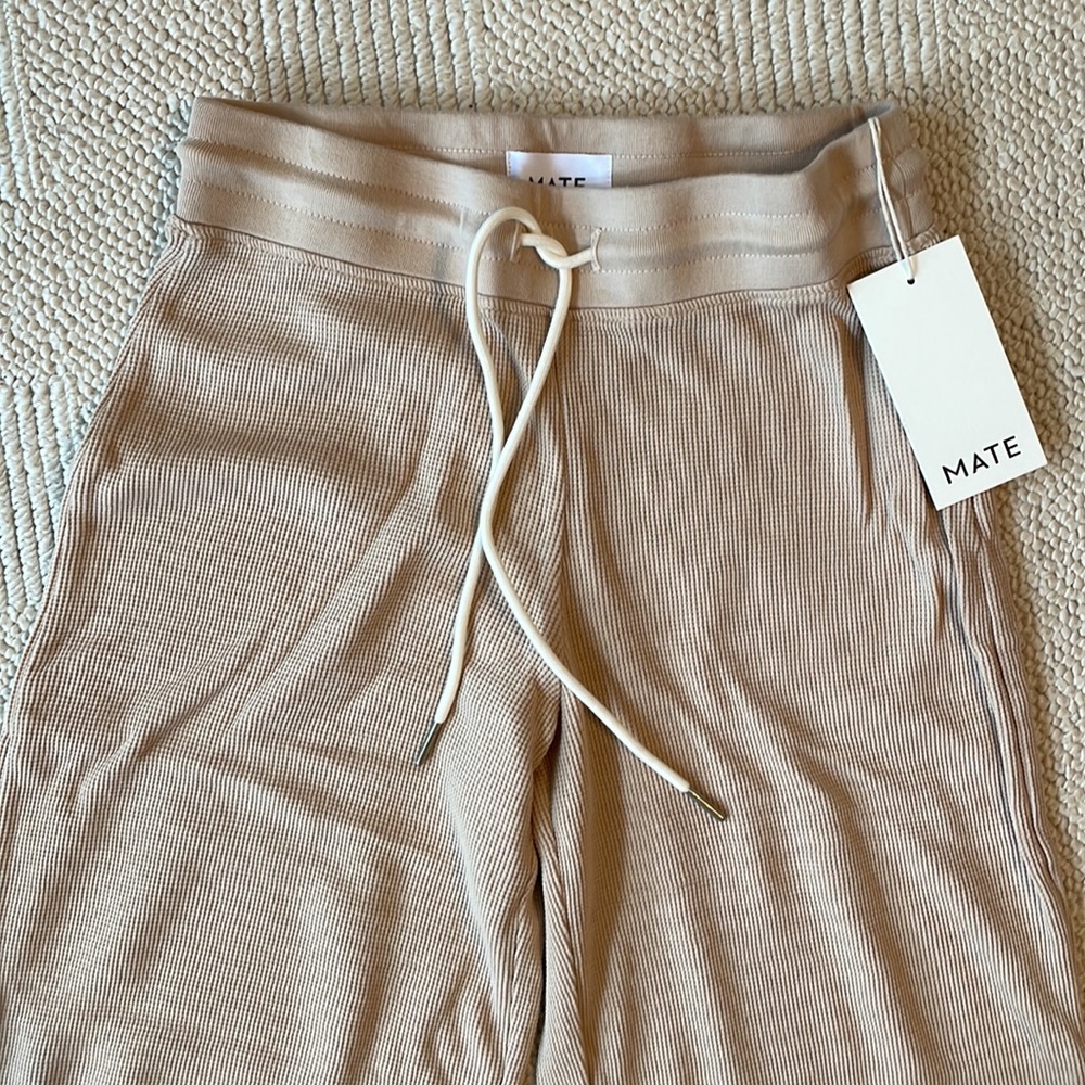Mate The Label Organic Thermal Wide Leg Pant NWT